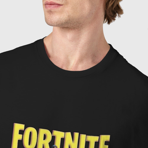 Мужская футболка хлопок Fortnite, цвет черный - фото 6