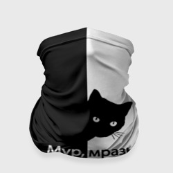 Бандана-труба 3D Черный кот