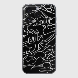 Чехол для iPhone 15 Pro Max силиконовый с защитой камеры Mexican road