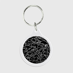 Брелок круглый Mexican road