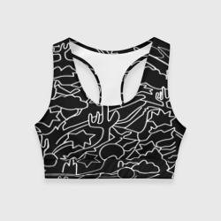 Женский спортивный топ 3D Mexican road