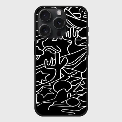 Чехол силиконовый для Apple iPhone 15 Pro матовый Mexican road