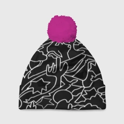 Шапка 3D c помпоном Mexican road