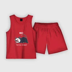 Детская пижама с шортами хлопок 1