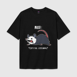 Мужская футболка Oversize хлопок texturе 1
