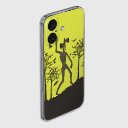 Чехол для iPhone 16 силиконовый с защитой камеры Siren Head - фото 2