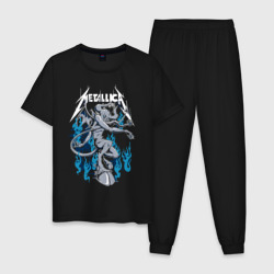 Metallica - черт – Мужская пижама хлопок с принтом купить со скидкой в -10%