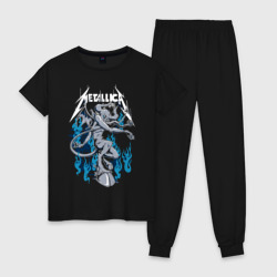 Metallica - черт – Женская пижама хлопок с принтом купить со скидкой в -10%