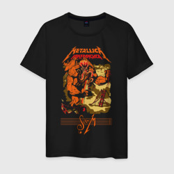 Metallica - спрут мутант – Мужская футболка хлопок с принтом купить со скидкой в -20%