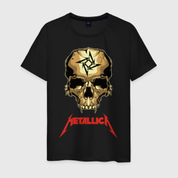 Metallica - череп вампир – Мужская футболка хлопок с принтом купить со скидкой в -20%