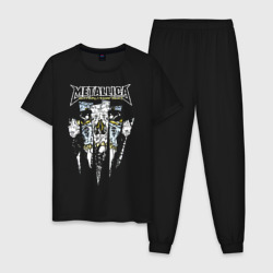 Metallica - американский рок – Мужская пижама хлопок с принтом купить со скидкой в -10%