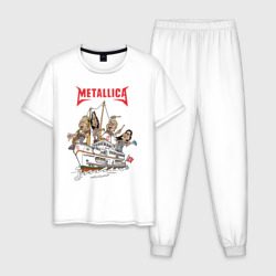 Metallica на яхте – Мужская пижама хлопок с принтом купить со скидкой в -10%