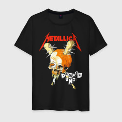Metallica - оранжевый череп – Футболка из хлопка с принтом купить со скидкой в -20%