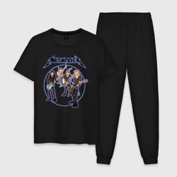 Metallica - альбом – Мужская пижама хлопок с принтом купить со скидкой в -10%