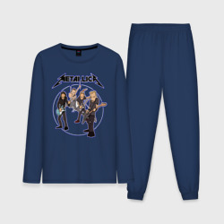 Metallica - альбом – Мужская пижама с лонгсливом хлопок с принтом купить