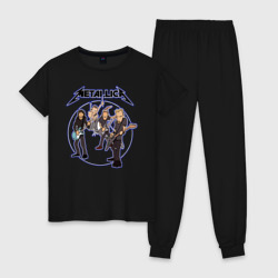 Metallica - альбом – Женская пижама хлопок с принтом купить со скидкой в -10%