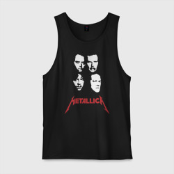 Metallica плакат – Мужская майка хлопок с принтом купить