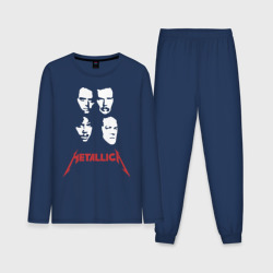 Metallica плакат – Мужская пижама с лонгсливом хлопок с принтом купить