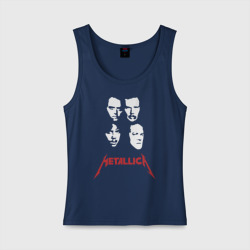 Metallica плакат – Женская майка хлопок с принтом купить