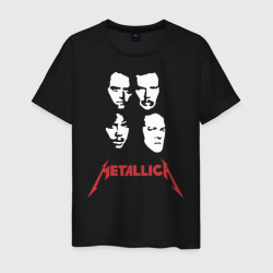 Metallica плакат – Мужская футболка хлопок с принтом купить со скидкой в -20%