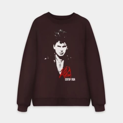 Мужской свитшот oversize без начеса хлопок Клинских - Сектор Газа