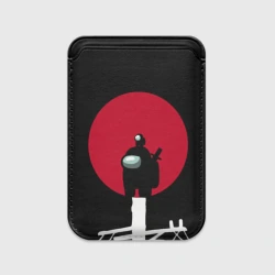 Картхолдер Magsafe магнитный Among Us самураи