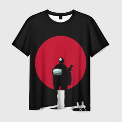 Мужская футболка 3D Among Us самураи