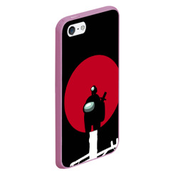Чехол для iPhone 5/5S матовый Among Us самураи - фото 2