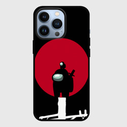 Чехол для iPhone 13 Pro Among Us самураи