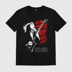 Мужская футболка хлопок AC/DC - Angus Young