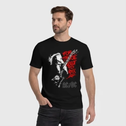 Мужская футболка хлопок AC/DC - Angus Young - фото 2