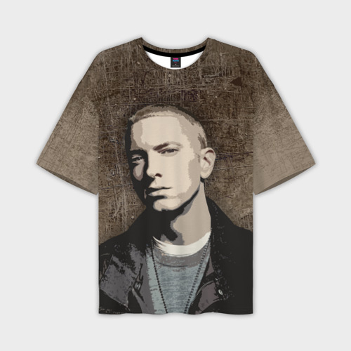 Мужская футболка oversize 3D Eminem, цвет 3D печать