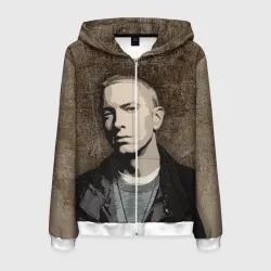 Мужская толстовка 3D на молнии Eminem
