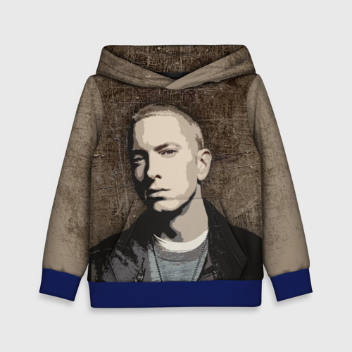 Детская толстовка 3D Eminem, цвет синий