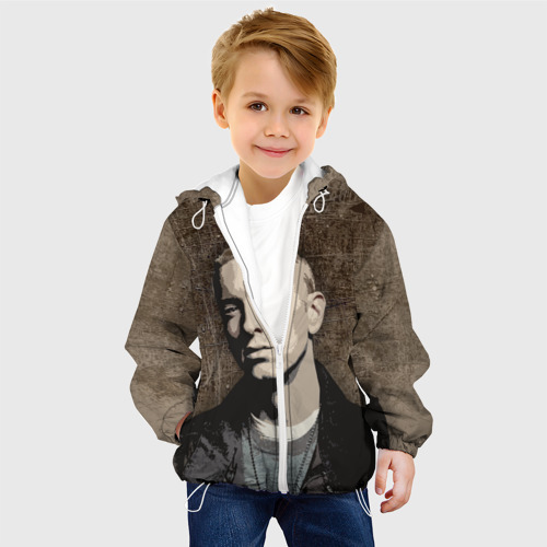 Детская куртка 3D Eminem, цвет белый - фото 3