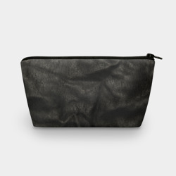 Косметичка 3D Черная кожа