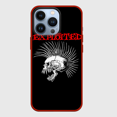 Чехол для iPhone 13 Pro The Exploited, цвет красный