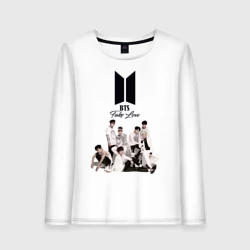 Женский лонгслив хлопок BTS - young boys