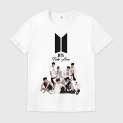 Мужская футболка хлопок BTS - young boys