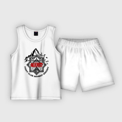 Fight club Akhmat Grozny  – Детская пижама с шортами хлопок с принтом купить со скидкой в -20%