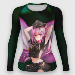 Женский рашгард 3D Лотос Zero Two -  Darling in the Franxx