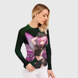 Женский рашгард 3D Лотос Zero Two -  Darling in the Franxx - фото 2