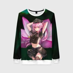 Женский свитшот 3D Лотос Zero Two -  Darling in the Franxx