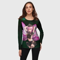 Женский лонгслив 3D Лотос Zero Two -  Darling in the Franxx - фото 2