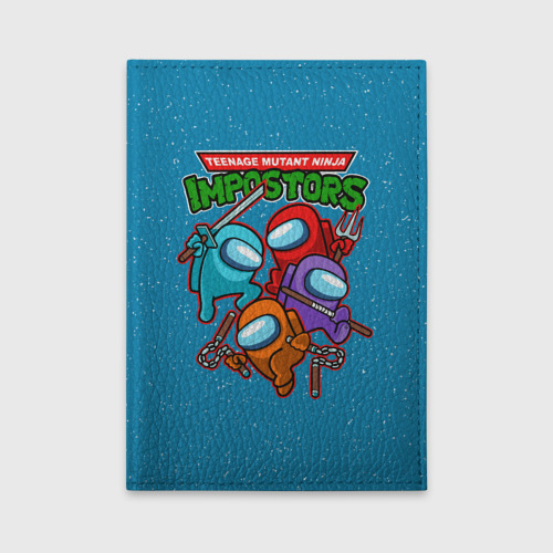 Обложка для автодокументов Impostors Ninja, цвет голубой
