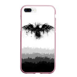 Чехол для iPhone 7Plus/8 Plus матовый Чёрный ворон