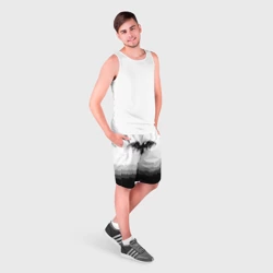 Мужские шорты 3D Чёрный ворон - фото 2