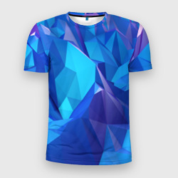 Мужская футболка 3D Slim Neon crystalls