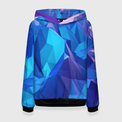Женская толстовка 3D Neon crystalls