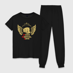 Женская пижама хлопок MMA fist and wings